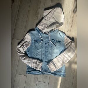 Light Wash Denim Jacket fleece lined